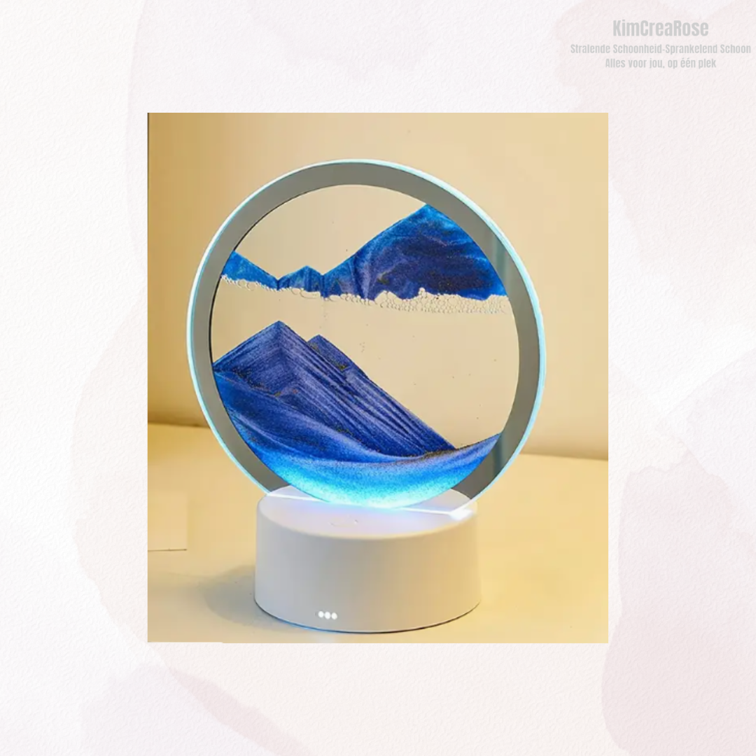 Dromerig drijfzand schilderij