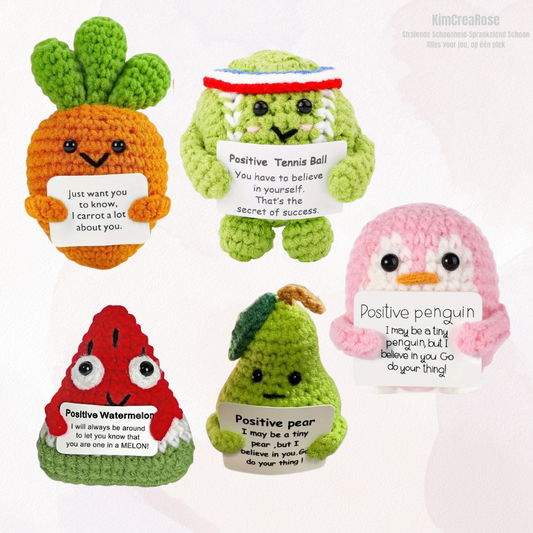 Positive crochet figure