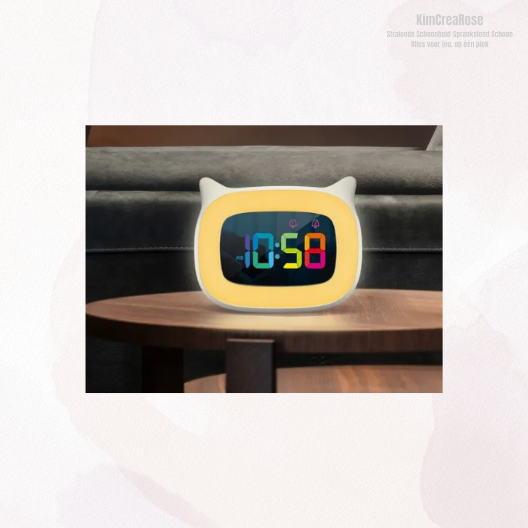 Digitale Wekker met Kattenoortjes