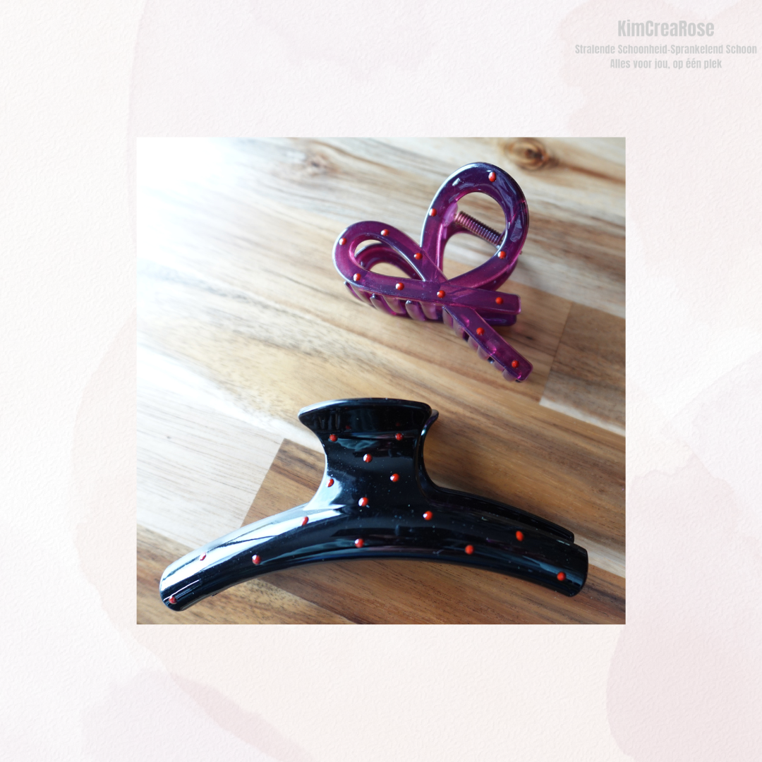 Set van 2 haarspelden polka dots