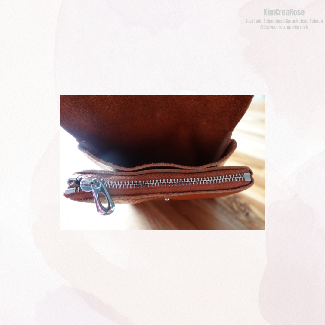 Echt Lederen Damesportemonnee