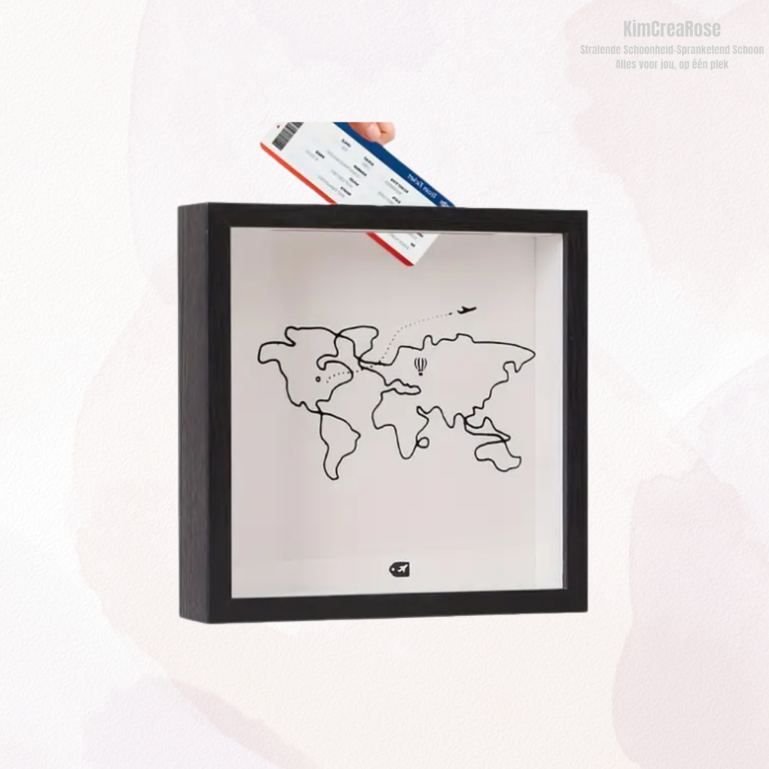 Reis avontuur schaduwdoos