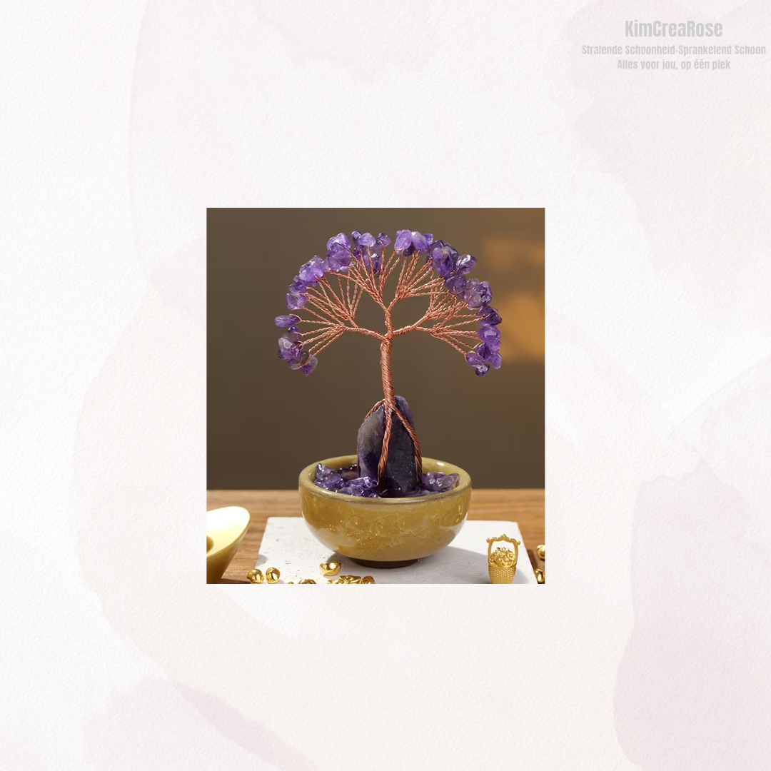 Edelsteenboompjes vol energie en betekenis