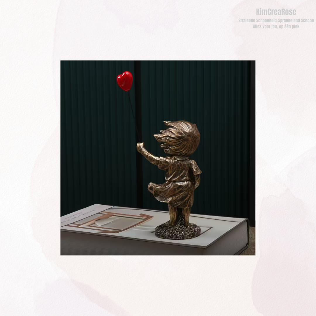 Betoverende Liefdesballon Meisje