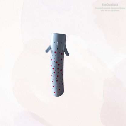 Speelse designvaas met karakter