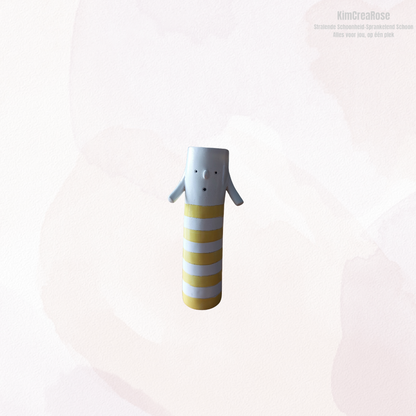 Speelse designvaas met karakter