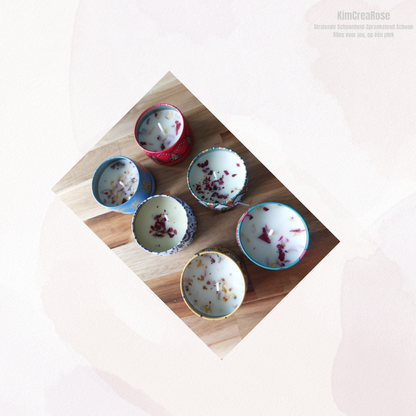 Geurkaarsen in Unieke Sierkommetjes