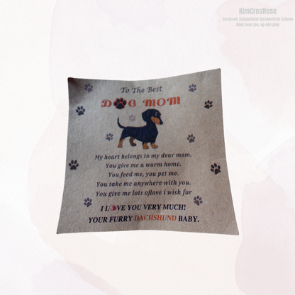 Armband met Teckel hanger