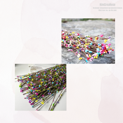 Kunstmatige Kleurrijke Imitatie Bessen Riet