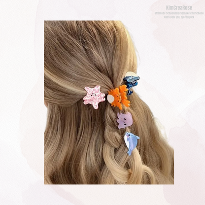 🐠🐚 Schattige Zeedieren Haarspeldjes 🌊✨