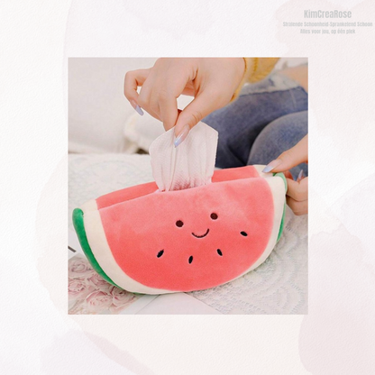 🍉 Watermeloen Pluche Tissue Doos 🍉