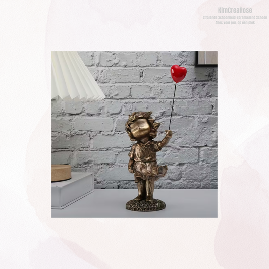 Betoverende Liefdesballon Meisje