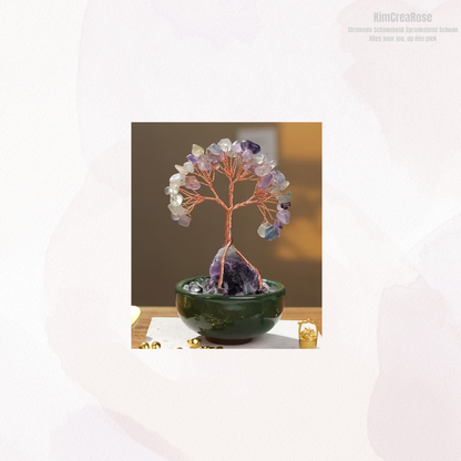 Edelsteenboompjes vol energie en betekenis