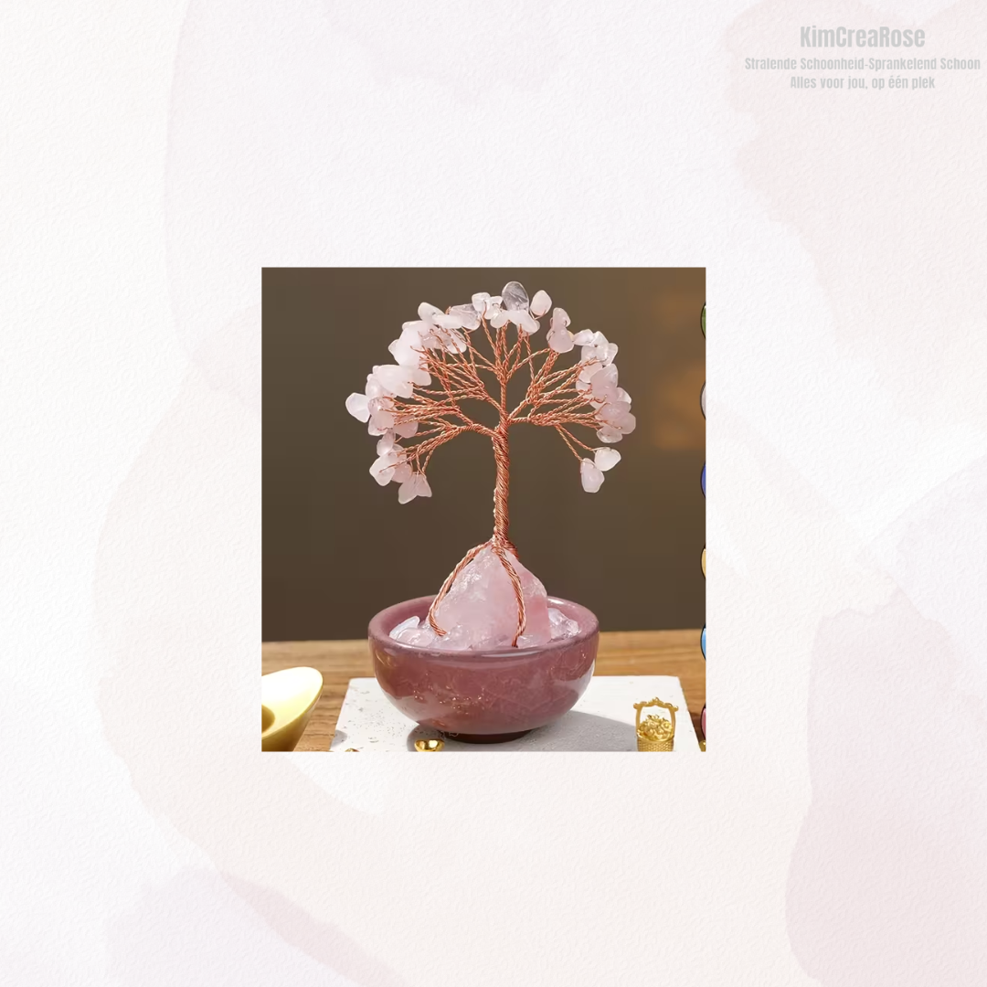 Edelsteenboompjes vol energie en betekenis